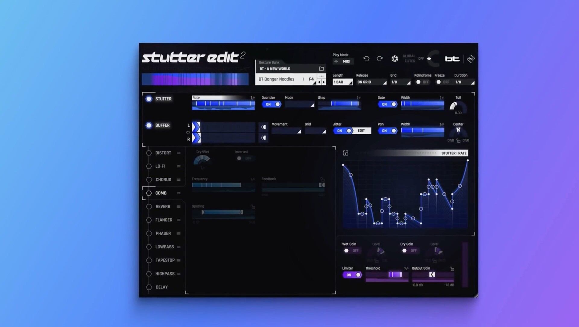 iZotope Stutter Edit 2 for Mac(效果控制播放器)