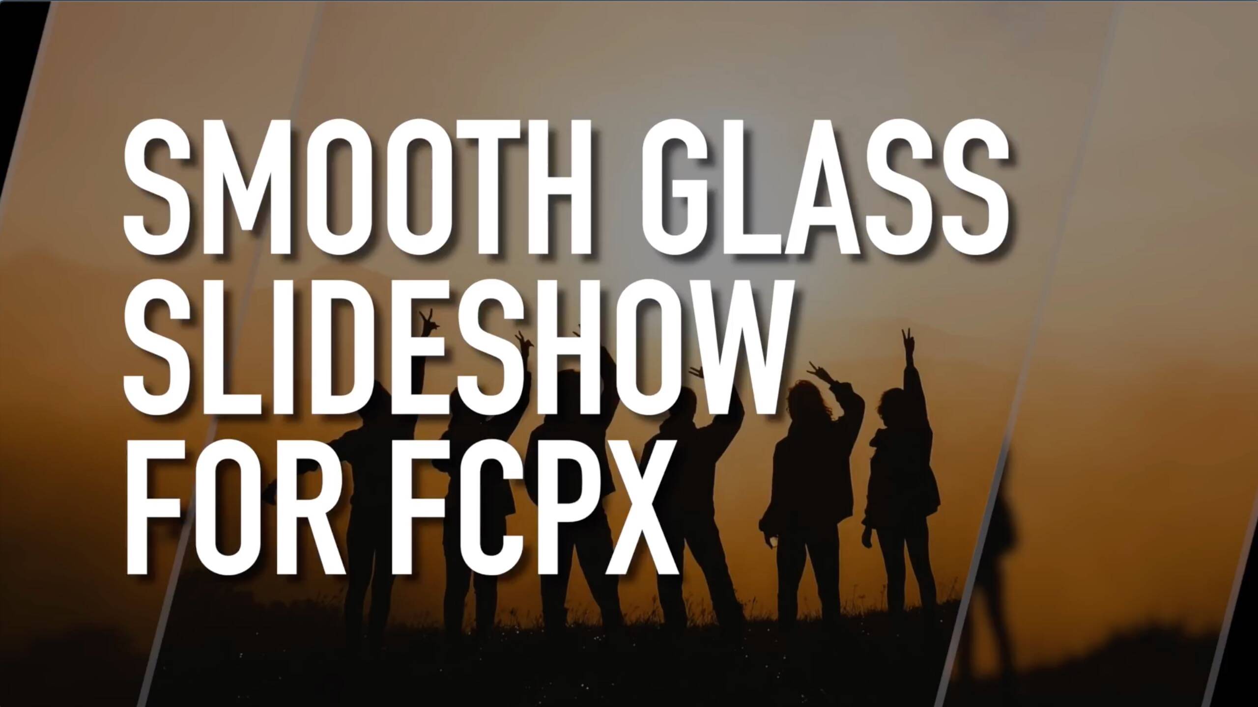 FCPX插件：Glass Slideshow(光滑玻璃转场)