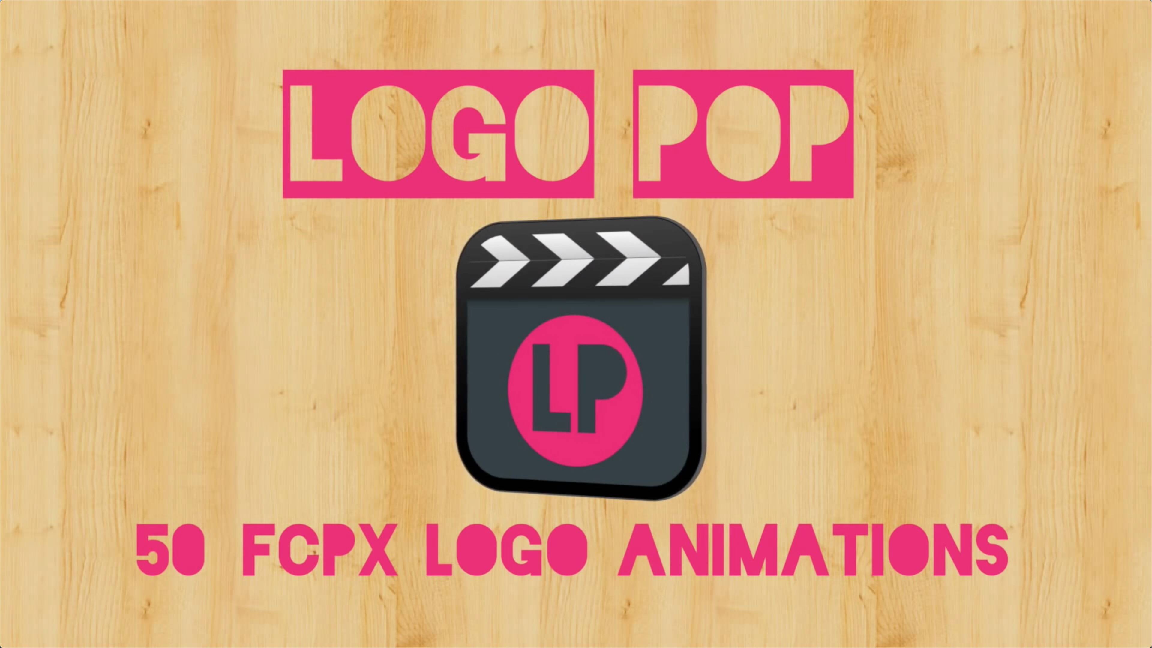 FCPX插件:Stupid Raisins Logo Pop(fxfactory字幕插件)