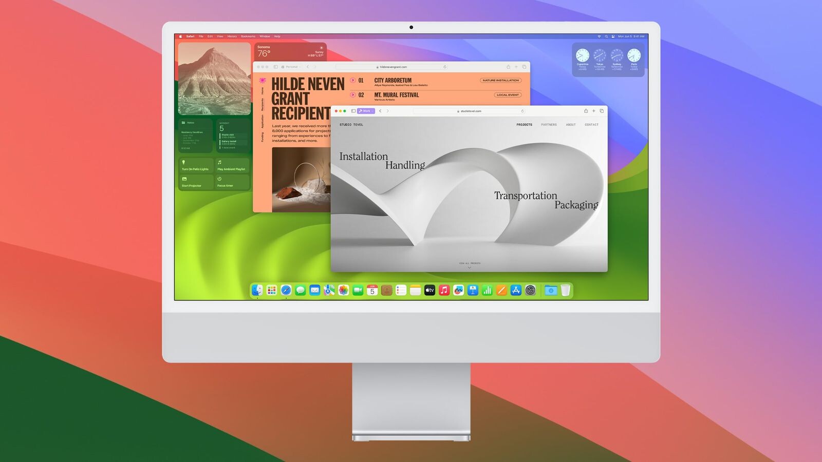 Apple向开发者发布macOS 14 Sonoma 第七个Beta版本，最新beta版添加了 100 多个新视频壁纸和屏保